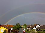 Doppelter Regenbogen Erlenmoos