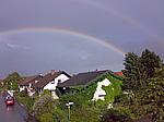 Doppelter Regenbogen Erlenmoos