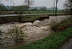 Hochwasser an der Rot bei Eichenberg